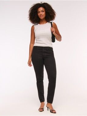 Abercrombie & Fitch Black High-Rise Skinny Jeans for Women